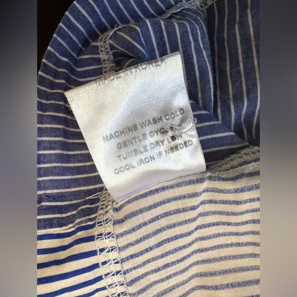 Terra Top Blue & White Stripes Size Medium - Picture 6 of 7